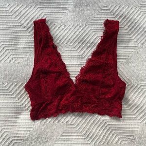 Signature8 Red Lace Bralette